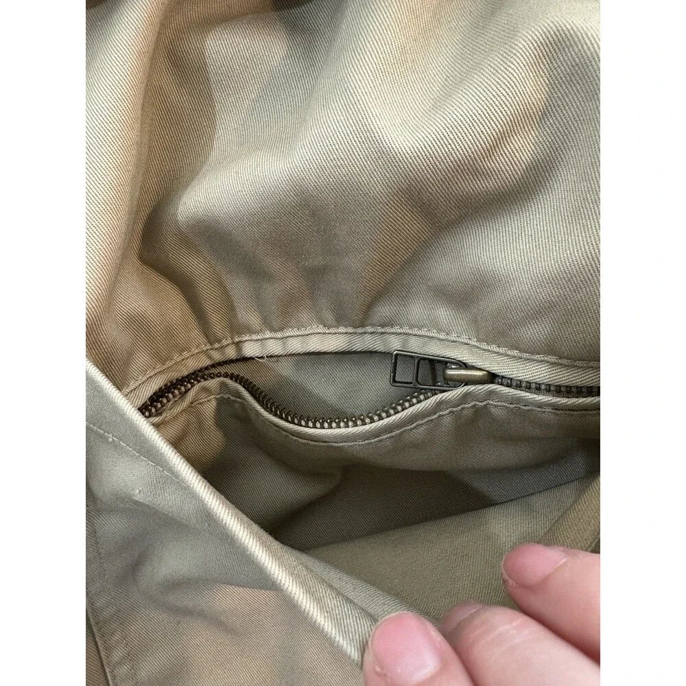 Duluth Trading Jacket XL Tall Khaki Twill Fire Hose Presentation Sport Coat Work